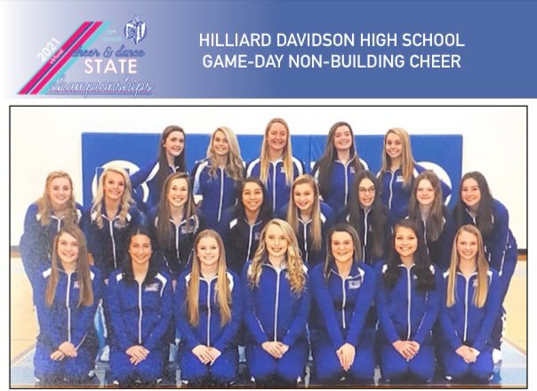 hd_athletics's tweet photo. Congrats to our Davidson Cheer Cats! Our competition team is the 2021 State runner-up Divsion 1 - Large Division and our Game Day Cheer Team finished 6th in the state Division 1 -Large Division
💙🤍🏆 Excellent Work and Tremdous Job! #CATS https://t.co/aRbmWPG7jF
