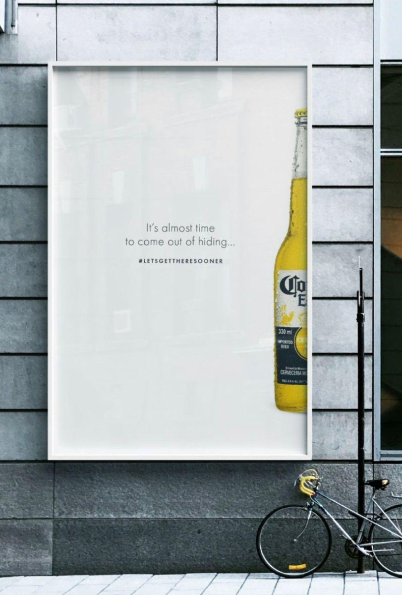 Sterk staaltje advertising🙌🏻 #coronabeers