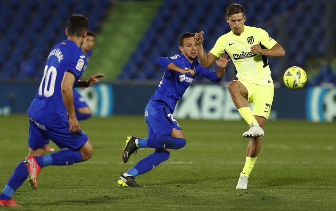 Atlético Madrid no pudo con Getafe y Real Madrid se le acercó