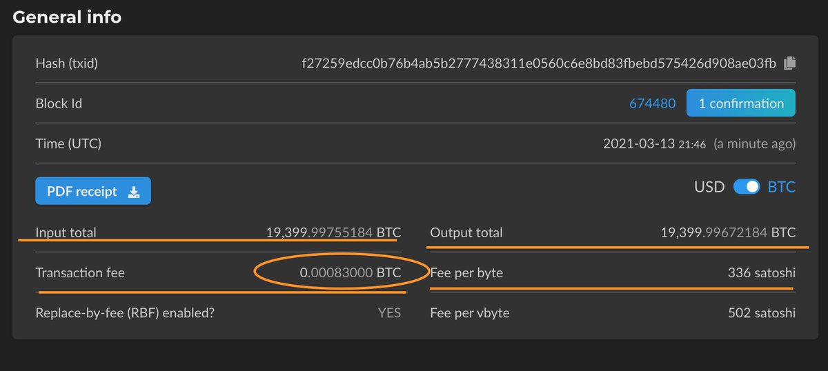 coinbeastmedia's tweet photo. SOMEONE JUST MOVED ONE BILLION DOLLARS $1,000,000,000 USING #BITCOIN AND PAID A TRANSACTION FEE OF 0.00083 BTC, OR ~$50.

FIFTY DOLLARS TO SEND ONE BILLION DOLLARS.
THAT'S A TRANSACTION FEE OF ~0.000005%

-NO TRUSTED 3RD PARTY WAS REQUIRED.
-NO ONE CAN STOP/REVERSE THIS TX.

🚀🚀 https://t.co/eiBobgecIO