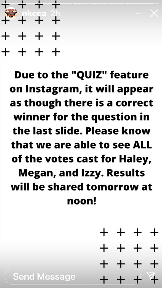 Go to NKCCA on Instagram and VOTE FOR IZZY!!!! Let’s get her the jump WIN!🔴⚫️💪🏼📣
Link⬇️
instagram.com/stories/nkcca/…