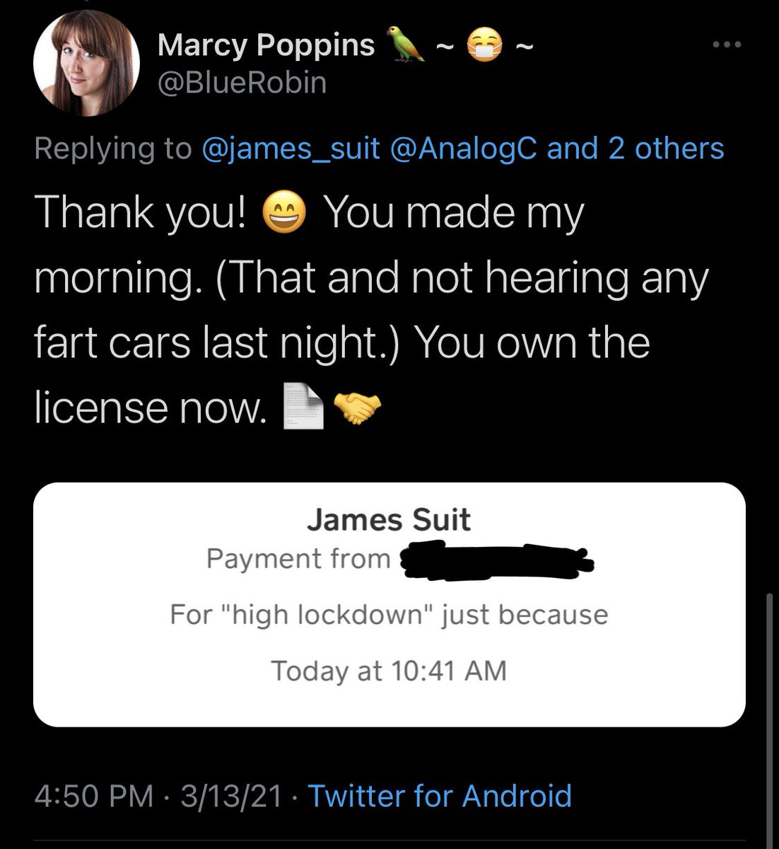 james_suit's tweet photo. So this is an NFT now, right? https://t.co/pqx5zrT71m