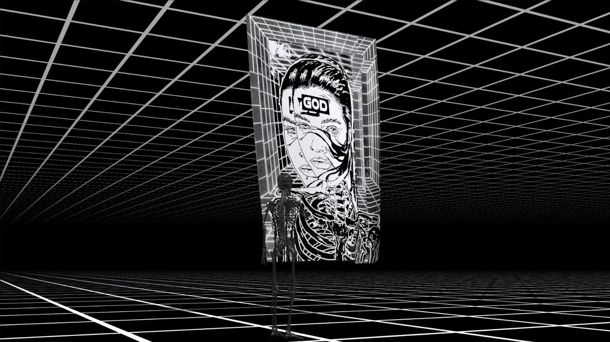 JamesMooreHQ's tweet photo. NFT DROP OF THIS DIGITAL PRINT FILE ON @withFND TONIGHT AT 9PM PST. Highest bidder will also get this PHYSICAL PRINT.

Check out the virtual exhibition on Antib0dy Club by @theumbrellanyc https://t.co/rPfvwGDpqk