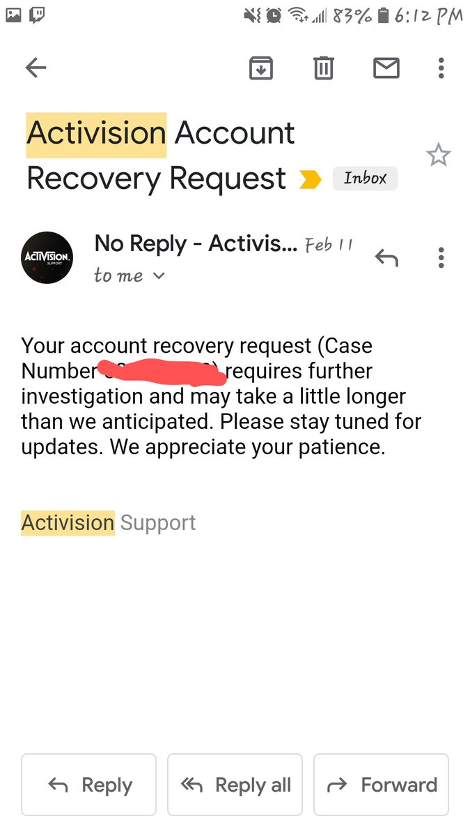 Cityhunter1995's tweet photo. I spent way to much money on this game and almost every day since Modern warfare came out I've been grinding and so have many others.

Who else thinks Activision needs to up there security or it's going to lose tons of players My account was hacked near the first of feburary. https://t.co/RaoD1UczqC