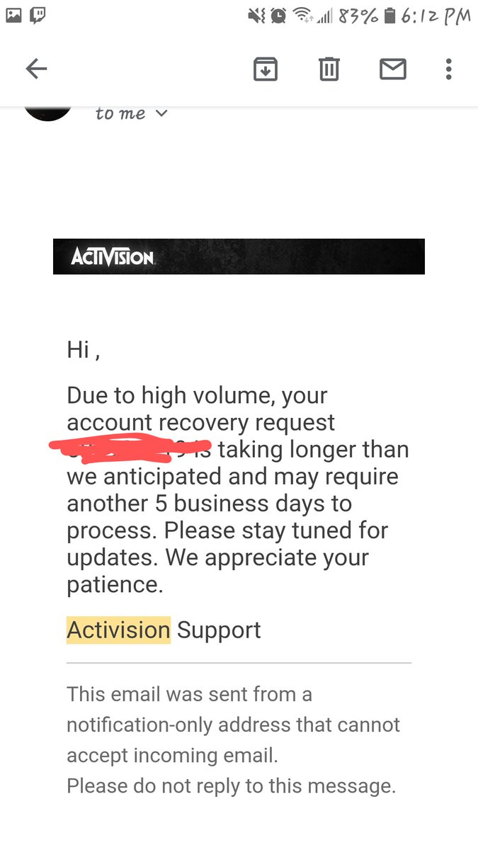 Cityhunter1995's tweet photo. I spent way to much money on this game and almost every day since Modern warfare came out I've been grinding and so have many others.

Who else thinks Activision needs to up there security or it's going to lose tons of players My account was hacked near the first of feburary. https://t.co/RaoD1UczqC