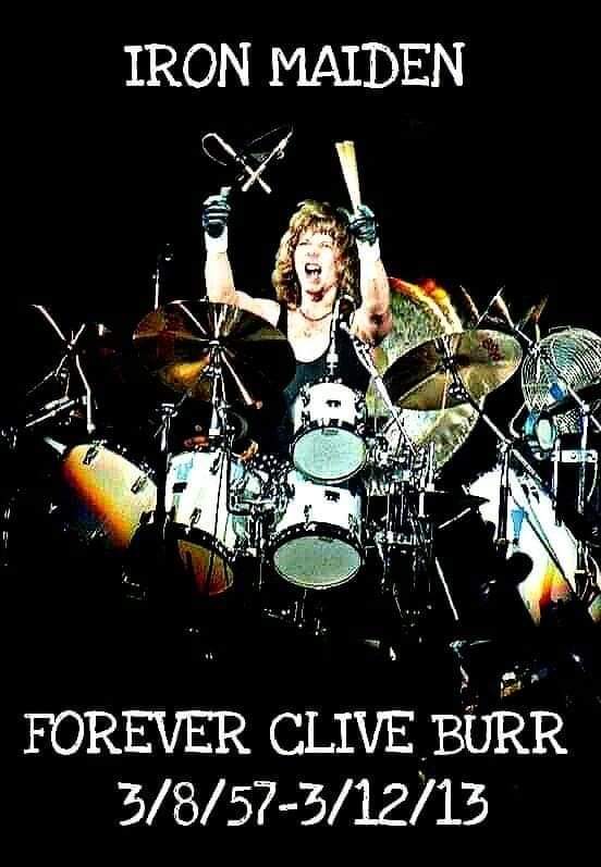 Happy Birthday
Late drummer for
Iron Maiden
Clive Burr
Born March 8th 1957 