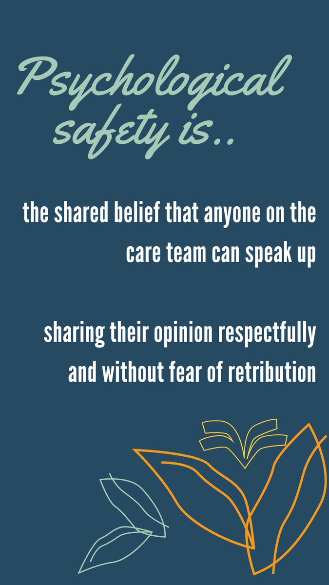 RebeccaEHay's tweet photo. Made these from an article in @CMPAmembers discussing the importance of psychological safety in care teams. 

The more we change the culture &amp; create safe spaces, the better outcomes for patients, decreased burnout in health care providers, and increased ideas &amp; innovation! https://t.co/ffQjubyqtN