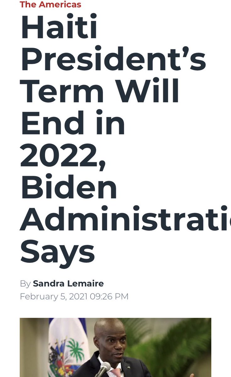 Uncle Joe seems to have no intent to let up on the US’s tradition of imperialism in Haiti. Despite the fact nearly every governmental and civil organization independent of the President agrees his term ends this year, Biden’s administration says otherwise.