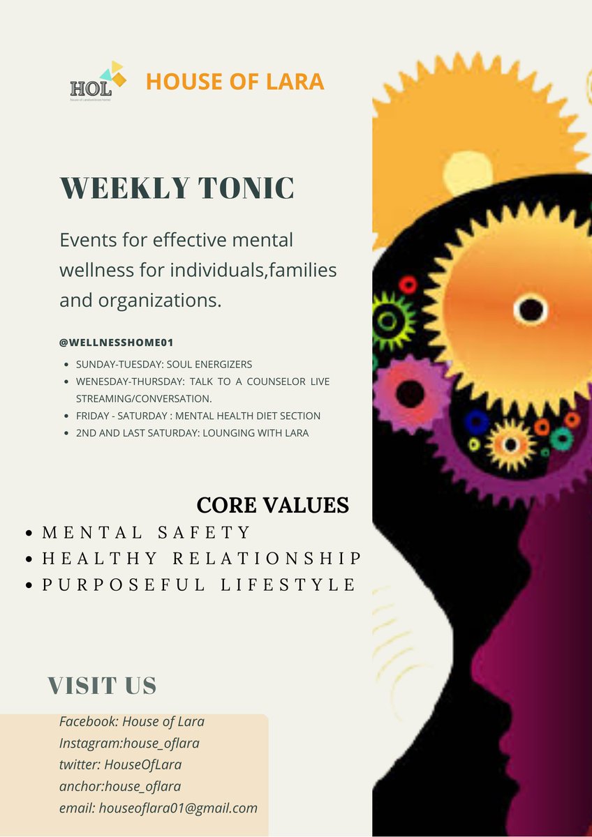 HouseOfLara's tweet photo. Join us on our weekly mental health tonic.....

#mentalhealth
#houseoflara https://t.co/ppzPCsvrmF