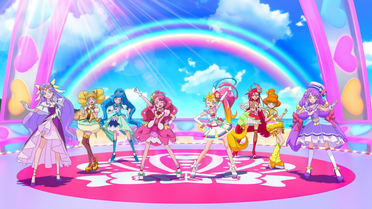 映画トロピカル ジュ プリキュア 雪のプリンセスと奇跡の指輪 本日放送の Tvシリーズのエンディング は トロプリ と ヒープリ の 夢のコラボエンディングダンス 映画のエンディング でも みることができるよ 是非 映画 ｔｖ両方ともに