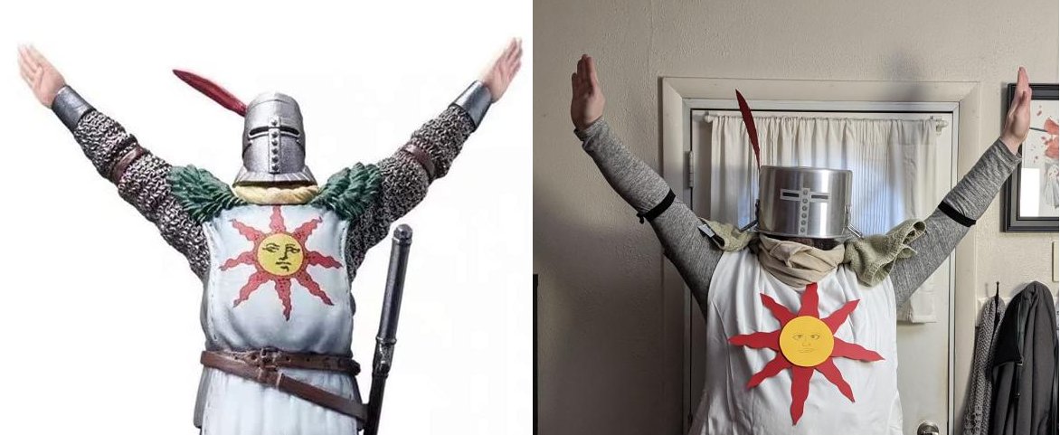 Decided to try making a low-budget cosplay out of items laying around my house for #vgmtogether 
Not bad for less than an hour's work, I think.