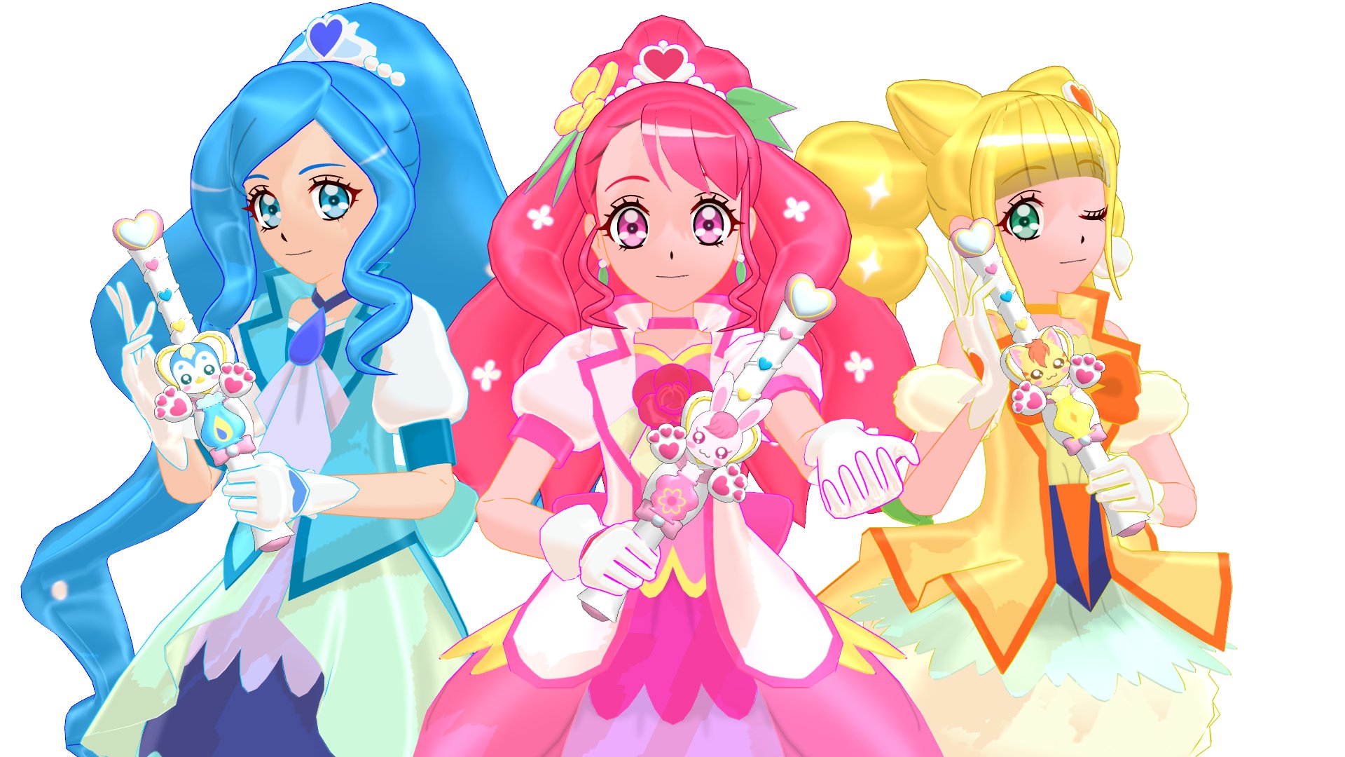 Twitter 上的 Bungle Odaiji Ni Models From Ykihp Precure Mmd Mmdprecure Mmdプリキュア T Co 0sfjt572px Twitter
