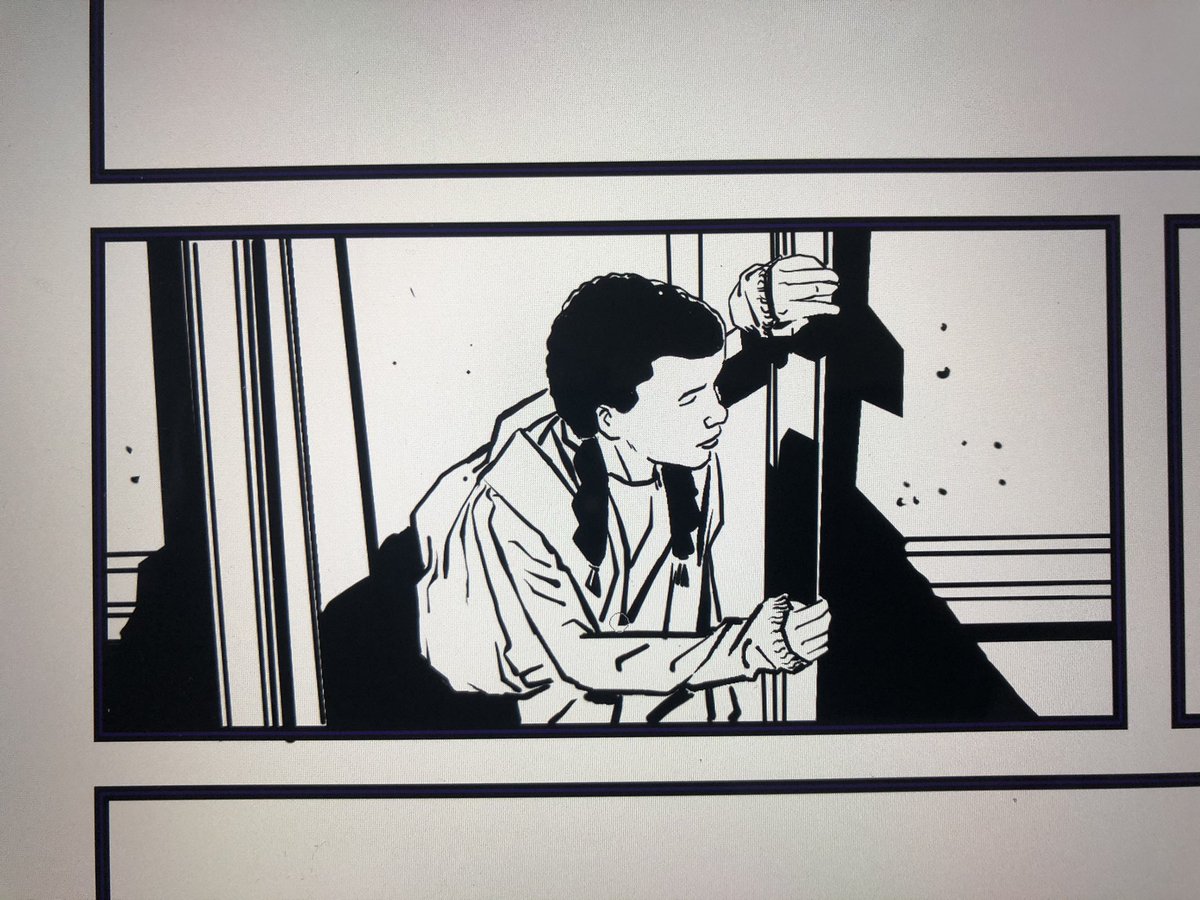 First panel I've been happy with in awhile...finally getting my groove back. #makingcomics 