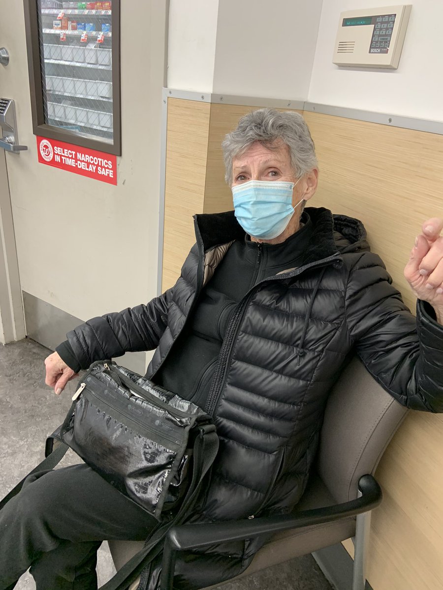 Our 83 year old strong, sassy Mom is fully vaccinated. Life is good.<a href="/cliffcondon/">Peacefrog</a>