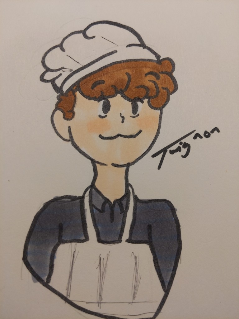 TheConArtt's tweet photo. Cooking stream, BAYBEE- #karljacobsfanart #chefkarl #TwigArt https://t.co/aJC3UnwXoN