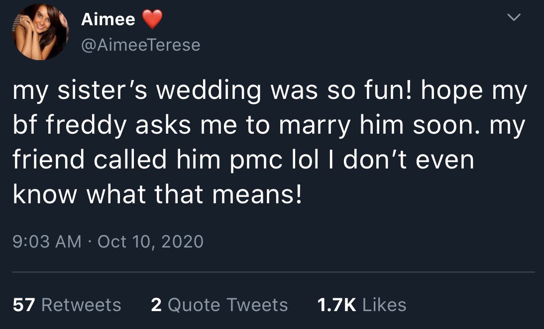 Alternate universe Aimee Terese aka Normiee Terese