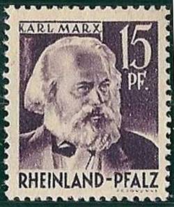 Philatimbre_fr's tweet photo. 📆 14 mars 1883 : Mort de Karl Marx #KarlMarx #Marx #Philoshophe #Rheinland #Philatimbre #UnJourUnTimbre #OneDayStamp
📌 Timbre : Karl Marx - YT n° 005 - Allemagne Rhénanie "Rheinland Post" https://t.co/P0dW0RNXdz