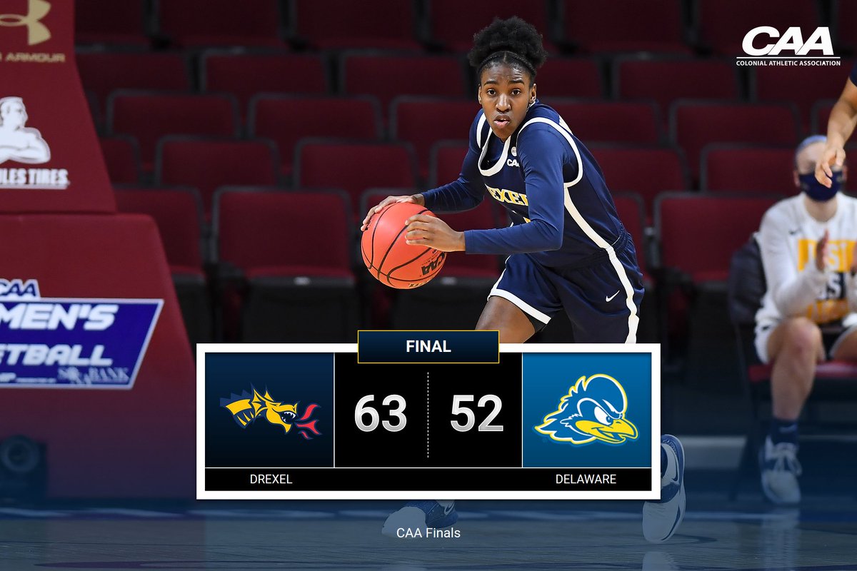 DrexelWBB's tweet image. THE DREXEL DRAGONS ARE YOUR 2021 CAA WOMEN'S BASKETBALL CHAMPIONS!