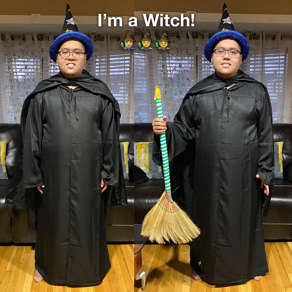 marklu2002's tweet image. Look at me I’m a Witch I can do anything about the Witch so I can be a spell binding powers and a magic powers too! 🧙‍♂️🧙🧙‍♀️🧹💫 😁👏👍
#ImAWitch #Witch #MagicWitch #MarkIsAWitch
