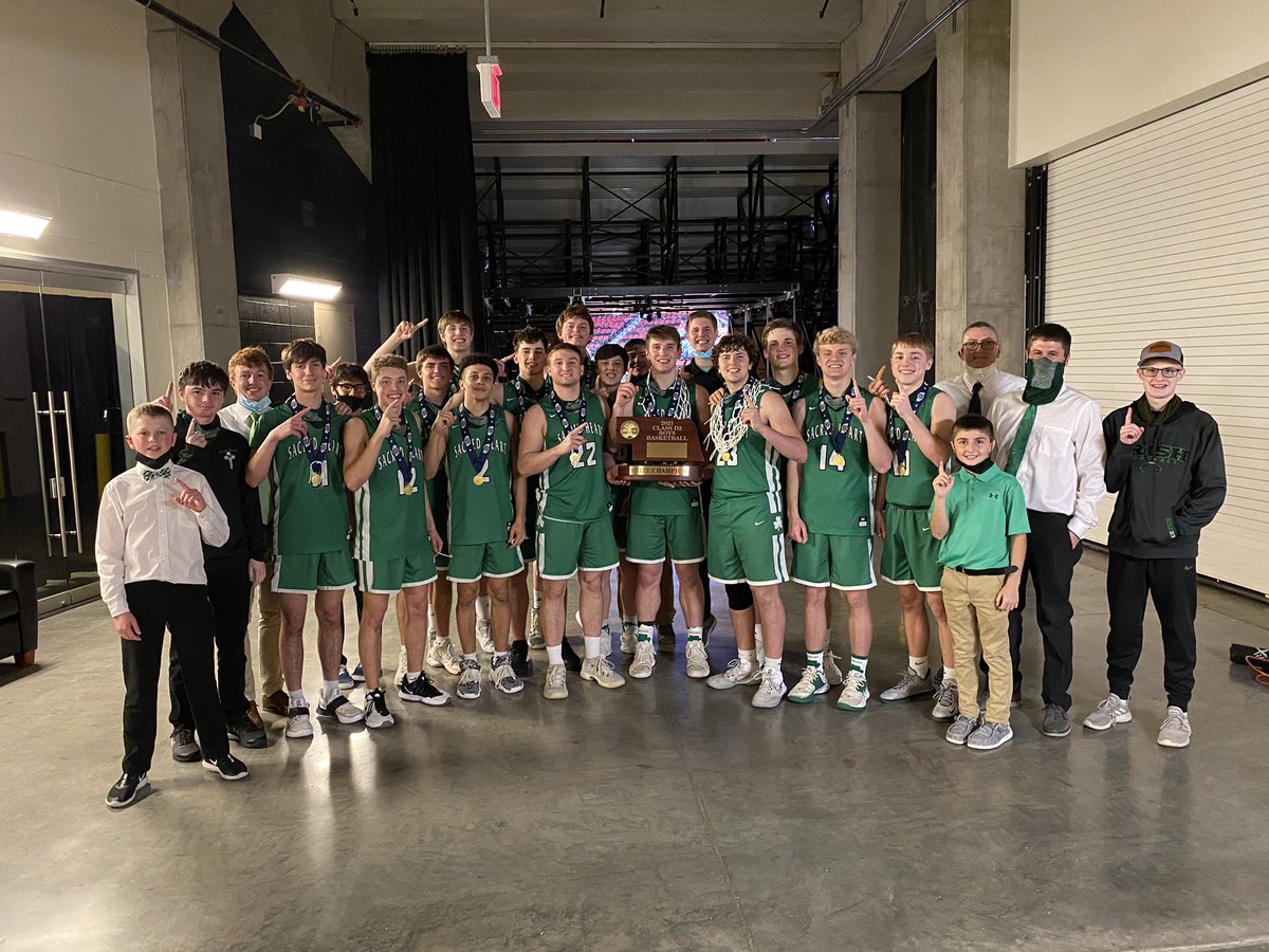 Congratulations Falls City Sacred Heart High School – the 2021 NSAA Class D2 Boys State Basketball Champions! #nebpreps