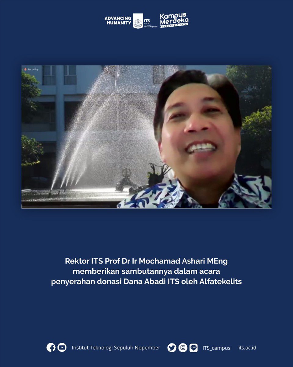 its_sosmed's tweet photo. Acara ini dihadiri jajaran pengurus Alfatekelits, Ikatan Alumni ITS serta petinggi ITS baik di lingkungan Rektorat maupun Fakultas Teknologi Kelautan. Acara serah terima ini adalah sesi penutup dari rangkaian acara 2nd Alfatekelits Golf Tournament (AGT 2021). https://t.co/qgh5XAZDof