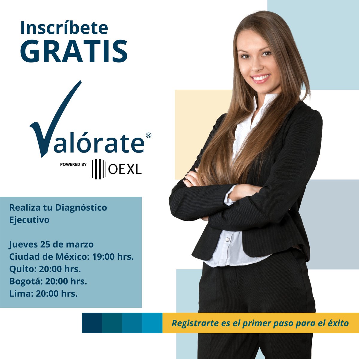 OEXL25's tweet photo. Descubre cuáles son las competencias ejecutivas que mejorarán tu condición laboral.
Asiste a este webinar y ubica tus áreas de mejora de forma inmediata con un sencillo diagnóstico.
Es totalmente GRATIS 👍 https://t.co/66WPQv9pqr https://t.co/7UMscozoSk