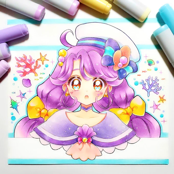 キュアコーラル?
#precure
#コピック 