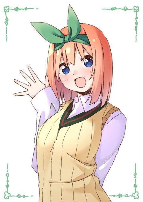 はる🌸さんがTwitterに投稿した中野四葉(五等分の花嫁)のイラスト。