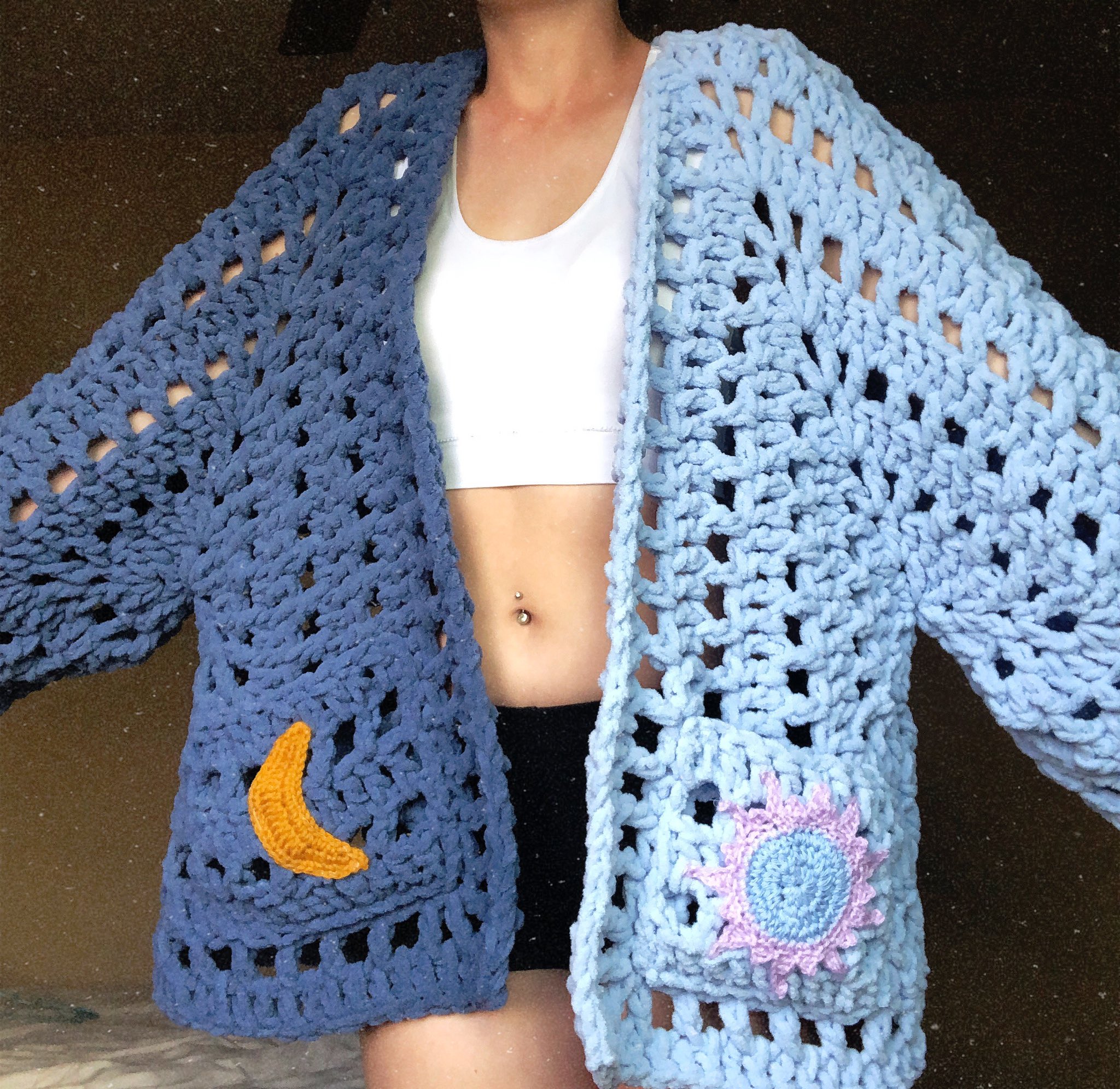 Handmade crochet cardigan cheap
