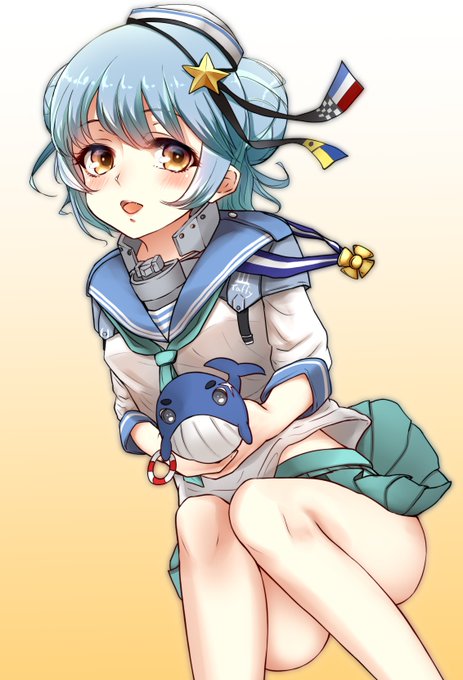 ('ω') サミュちん・・・将来が楽しみな娘の一人や

#艦これ #サミュエル・B・ロバーツ 