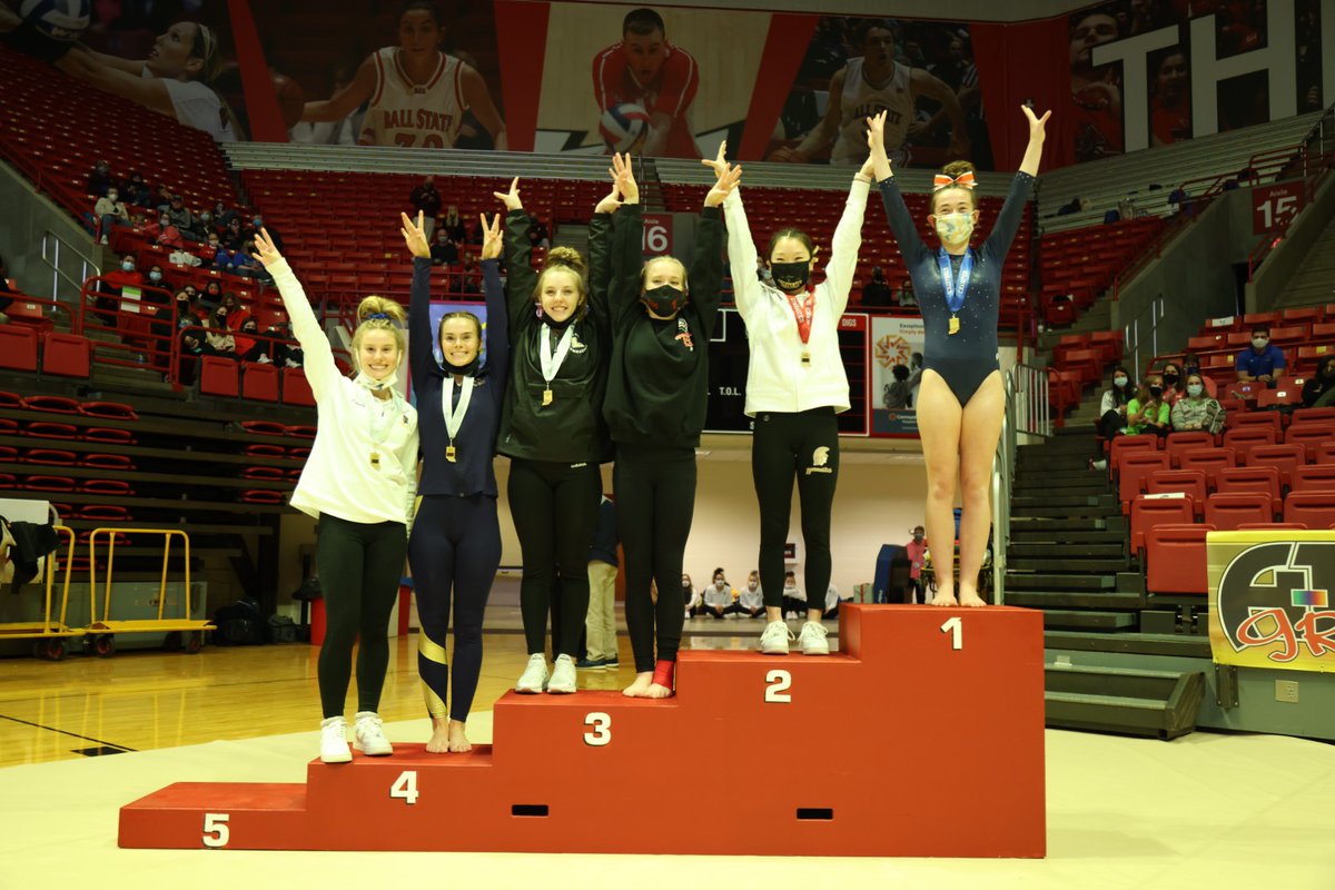 Congratulations Madi Carpenter.  3rd place finish in Vault at the IHSAA State!
