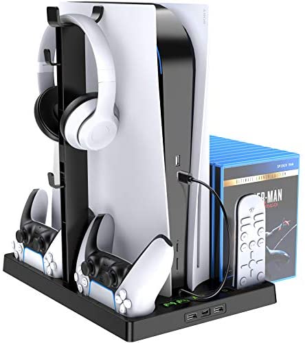 Your Exclusive Technology News:

Benazcap Vertical Stand for Playstation 5 Console with Cooling Fan, Charging Station for PS5 Controller Charger Game Rack Storage Organizer USB Ports for PS5 and DualSense - Black

https://t.co/q30QtJRIkt

#tech #news https://t.co/uvJJuVqqFs