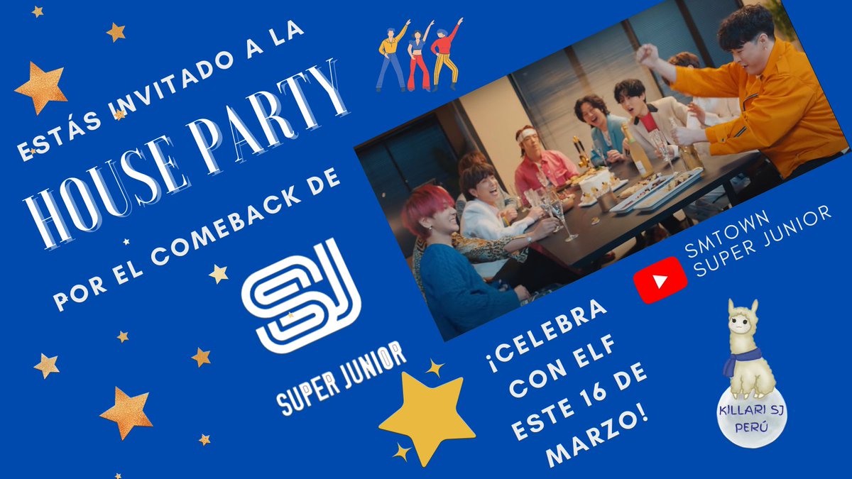 KillariSJPeru's tweet photo. ELF Perú 🇵🇪
Todos los días a las 8 pm tuiteemos una invitación a @cinescape_peru y @BrunoPinasco para que incluya a #SUPERJUNIOR en el programa💌
Incluye una invitación de #HouseParty, meme, foto ELF, video SJ, ¡lo que tengas!
No olvides los ht y las etiquetas😊
#TheRenaissance https://t.co/xQsrdaxUPw
