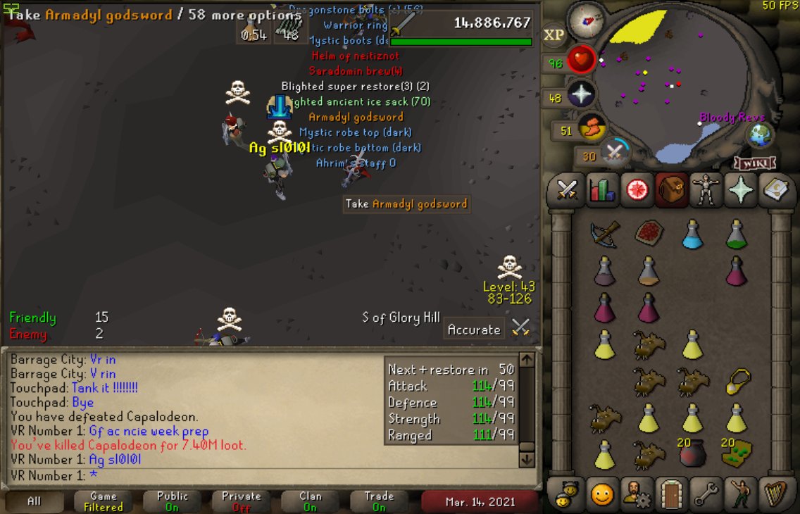 OSRS_VR's tweet image. #VR catching AC bodies all over the wilderness 😂🚀

WEAK PREP ENDED IN SHAME AND DESPAIR #OSRS #VR #PKING