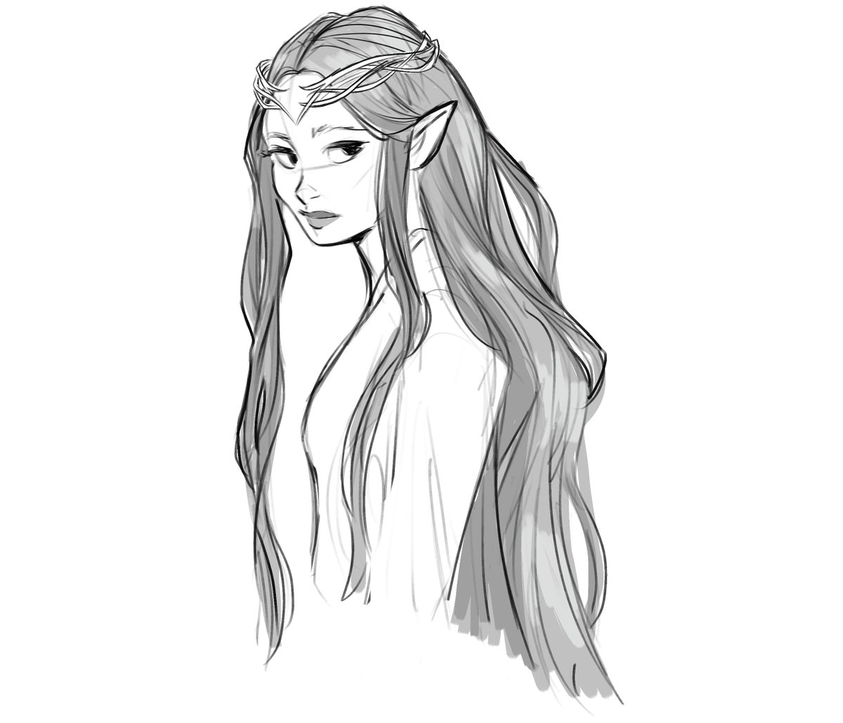 a moody Galadriel
