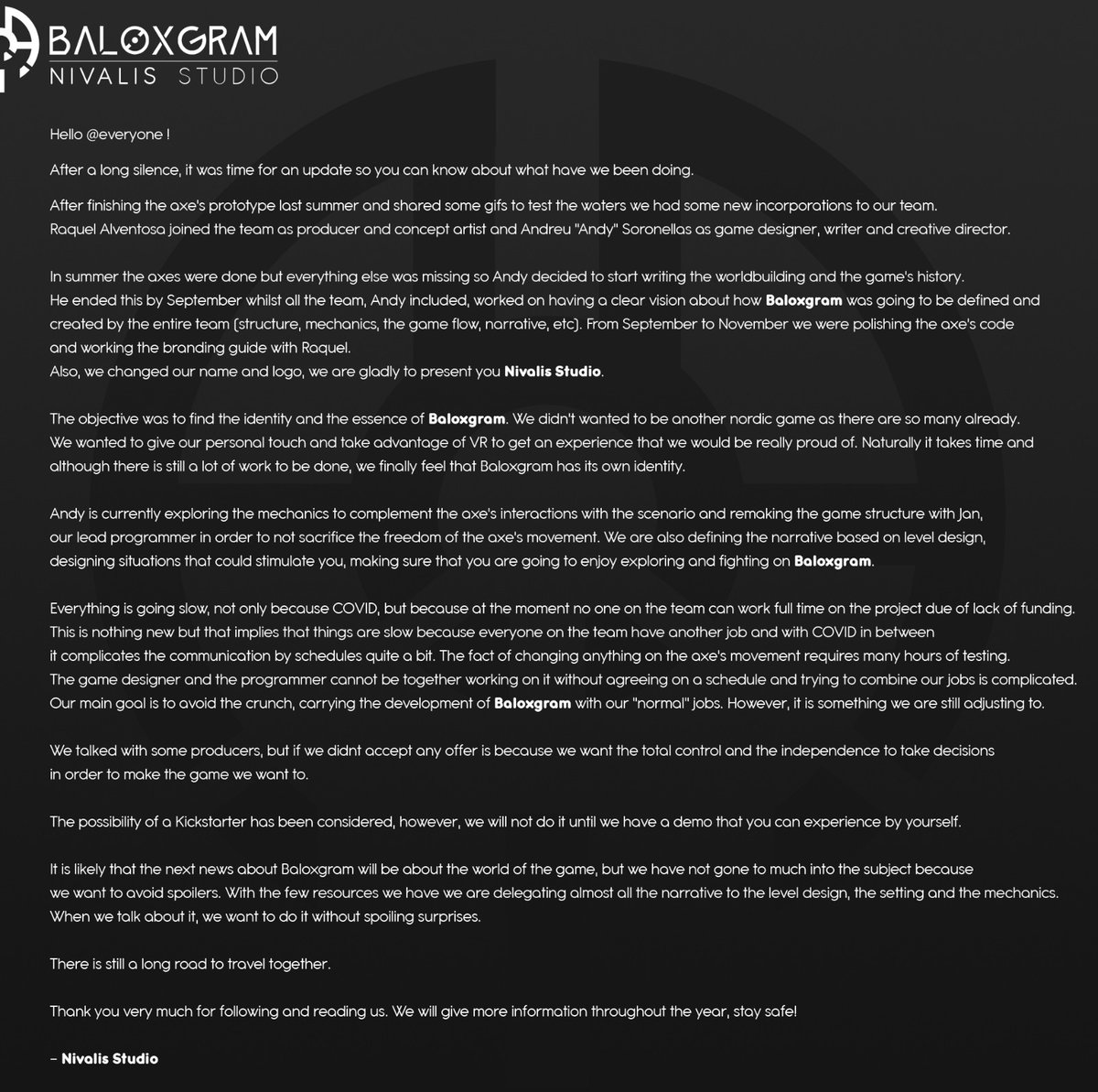 NivalisStudio's tweet photo. Update!  #Baloxgram #Oculus #VR #indiedev https://t.co/oQfsrmrzj8
