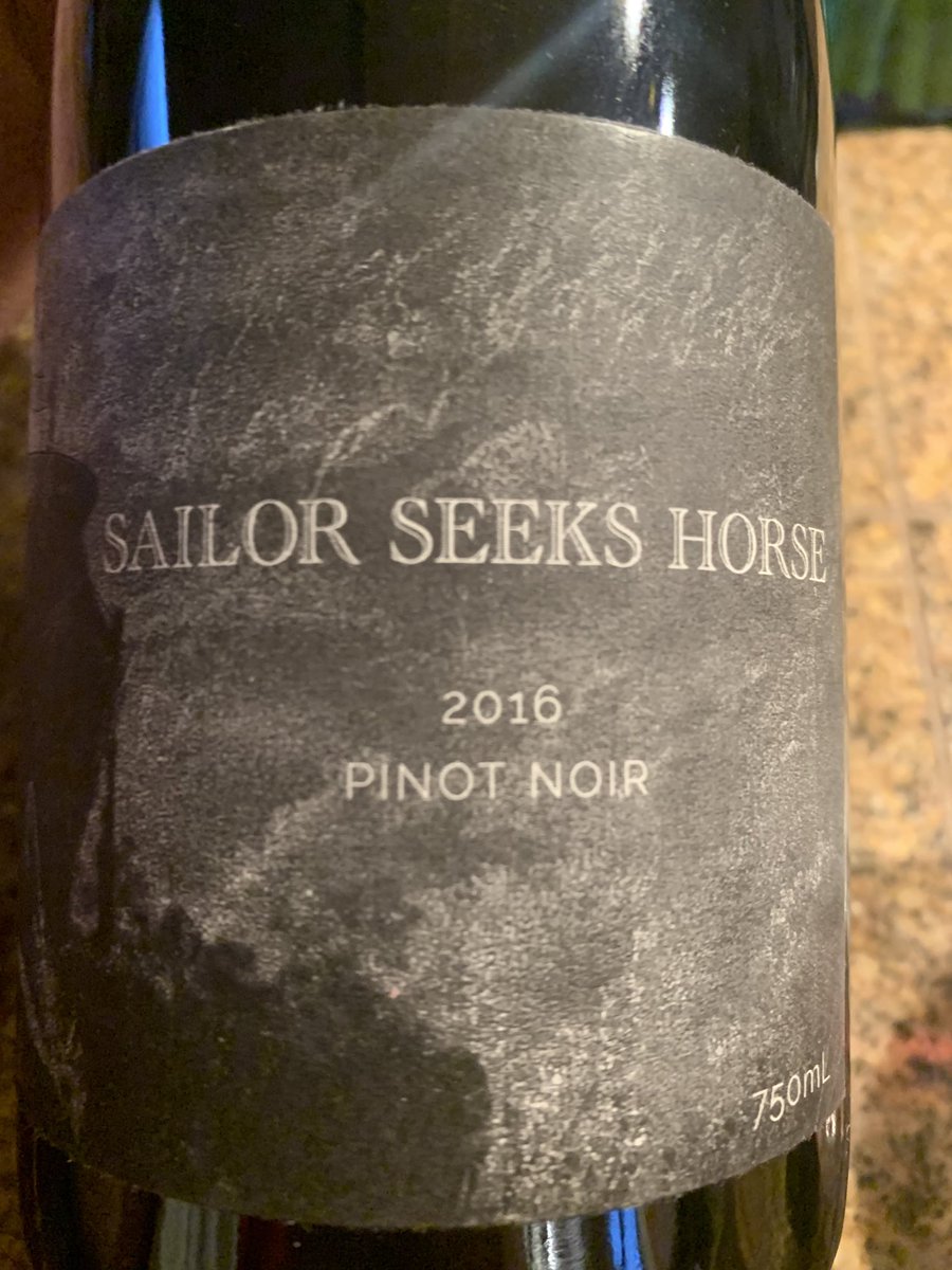 bruceschoenfeld's tweet image. Tasmanian Pinot that shows no indication of caring whether anyone would consider it Burgundian. 13.4% alc., so it’s not a light wine, but the steeliness and fruit have found a lovely equilibrium. I hadn’t had it since a tasting in Adelaide years ago, and it stands up to memory.