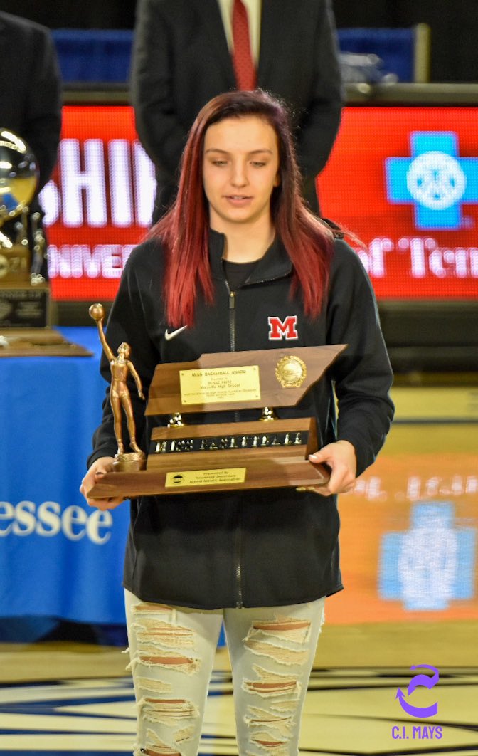 Congratulations to <a href="/homeoftherebels/">Maryville Rebels Athletics</a> <a href="/denaefritz23_/">Denae Fritz</a> on winning the TSSAA CLASS AAA Ms. Basketball award!
#tntop100