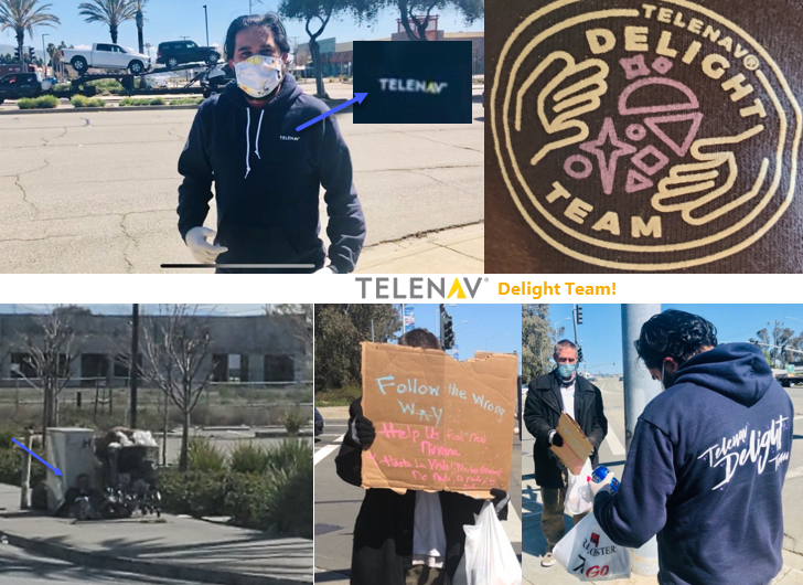 The perfect heartwarming weekend story! Our very own Binny Chatrath, who has been working on our "VIVID In Car Commerce application" was testing it by ordering food through the app.He picked up the order and handed it promptly to a homeless person.
 #lifeatTelenav #TelenavCulture