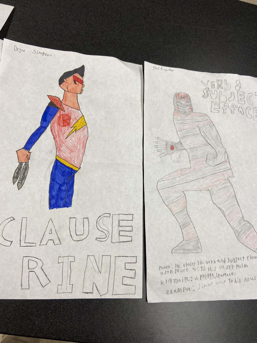 MrsAddisonsEng1's tweet photo. More superheroes! @WBMS5 https://t.co/hgJuzpW9if