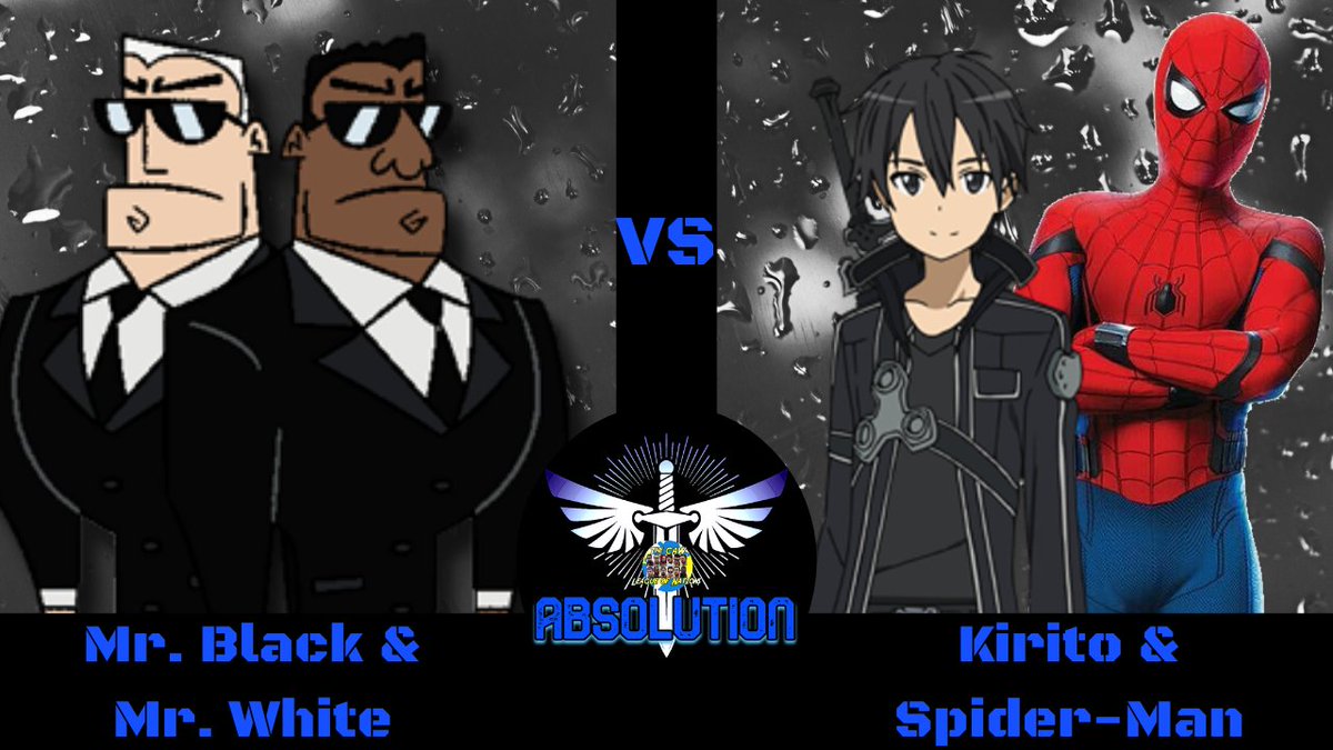 TheCLONYT's tweet photo. From the looks of things, The Internet Wrestling Conspiracy's actions have caused various members of the FXWF roster to form an alliance! And two leading forced of it are one Kirito &amp; Spider-Man! Now, the battle lines are drawn as they face the IWC's Mr. Black &amp; Mr. White! https://t.co/20u0btJPJy