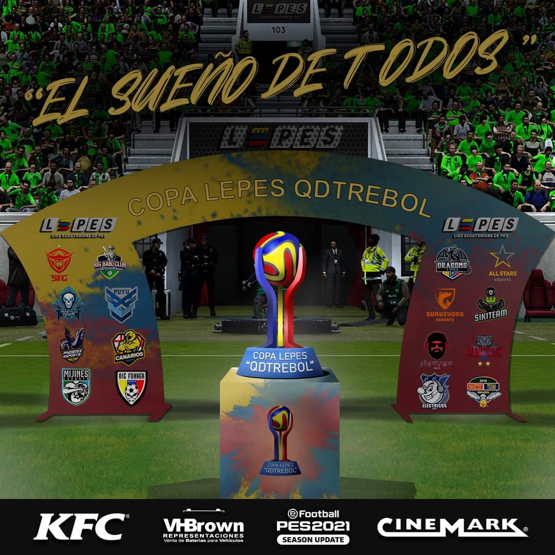 EL SUEÑO DE TODOS !!!
La "Copa Lepes Qdetrebol" esta aquí. Los 16 equipos oficiales de la liga ecuatoriana de pes única comunidad en el país respaldada por la PES LATAM.
.
Foto realizada por Carlos Llanos ID <a href="/cllanosv/">Carlos Llanos</a>
.
#EcuadorJuegaPes
#PES2021
#EfootballPes2021
.