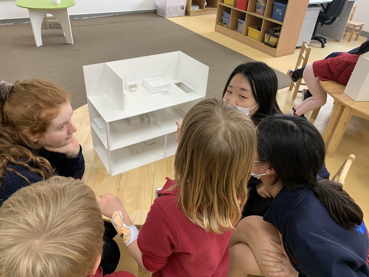 BellDonita's tweet photo. So impressed by Gr9 doll house designs &amp; ability of 4&amp;5 yrolds to feedback ideas about what 2 improve, maintain/extend. authentic opportunities for #EYlearners 2 show agency &amp; recognize their voice/thoughts matter @jessedon22 can’t wait 4 end product, mostly ❤️process #SSISlearns https://t.co/xsPf9bfm2w
