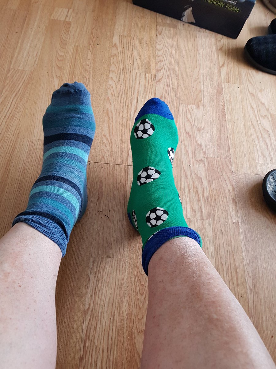 BroughtonLes's tweet photo. World Downs Syndrome day which means odd socks https://t.co/gaJ9fM5glG