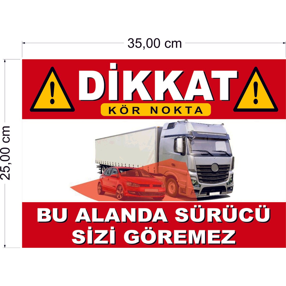 Yüksek araçlarda kör nokta kaynaklı ölümcül kazalar yaşanmakta.Teknolojinin sınır tanımadığı günümüzde bu tür kazalara son verilmeli.Hareket olmasada canlı varlığını algılayan noktada görüntü işleme teknolojisine sahip sensörler kameralar bulunmaktadır. 
@TC_icisleri@TrafikEgm