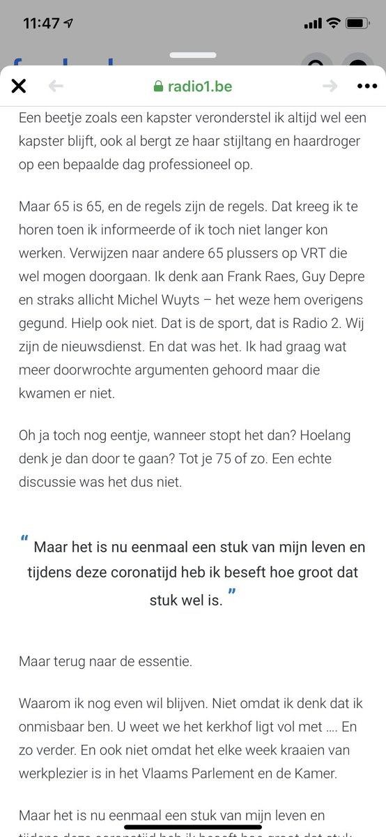 Weet iemand waarom de sportdienst van radio 2 andere regels mbt pensioen hanteert dan de nieuwsdienst van de VRT? 🤔 #justasking <a href="/lindewin/">Linda De Win</a> <a href="/VRT/">VRT</a>