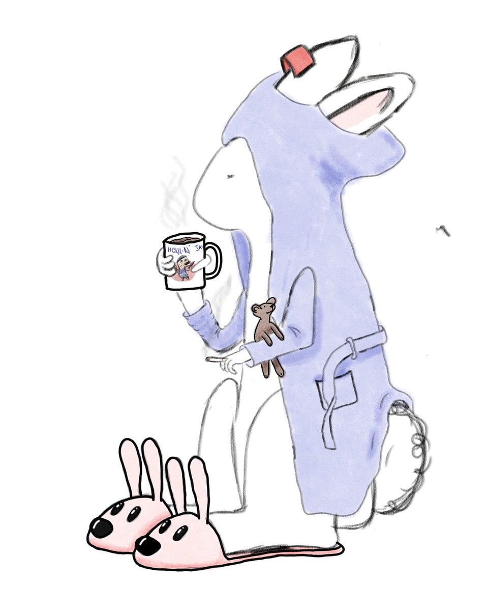 lappins1's tweet photo. I Hate Mornings Lappin.
.
.
.
.
. #mornings #ihatemornings #rabbit #rabbits #bunny #lapins #lappins #digitalart #sketch #drawing #doodle #doodles #doodlesofinstagram #howlinjacks #teddy #slippers https://t.co/P64Qclrx7m