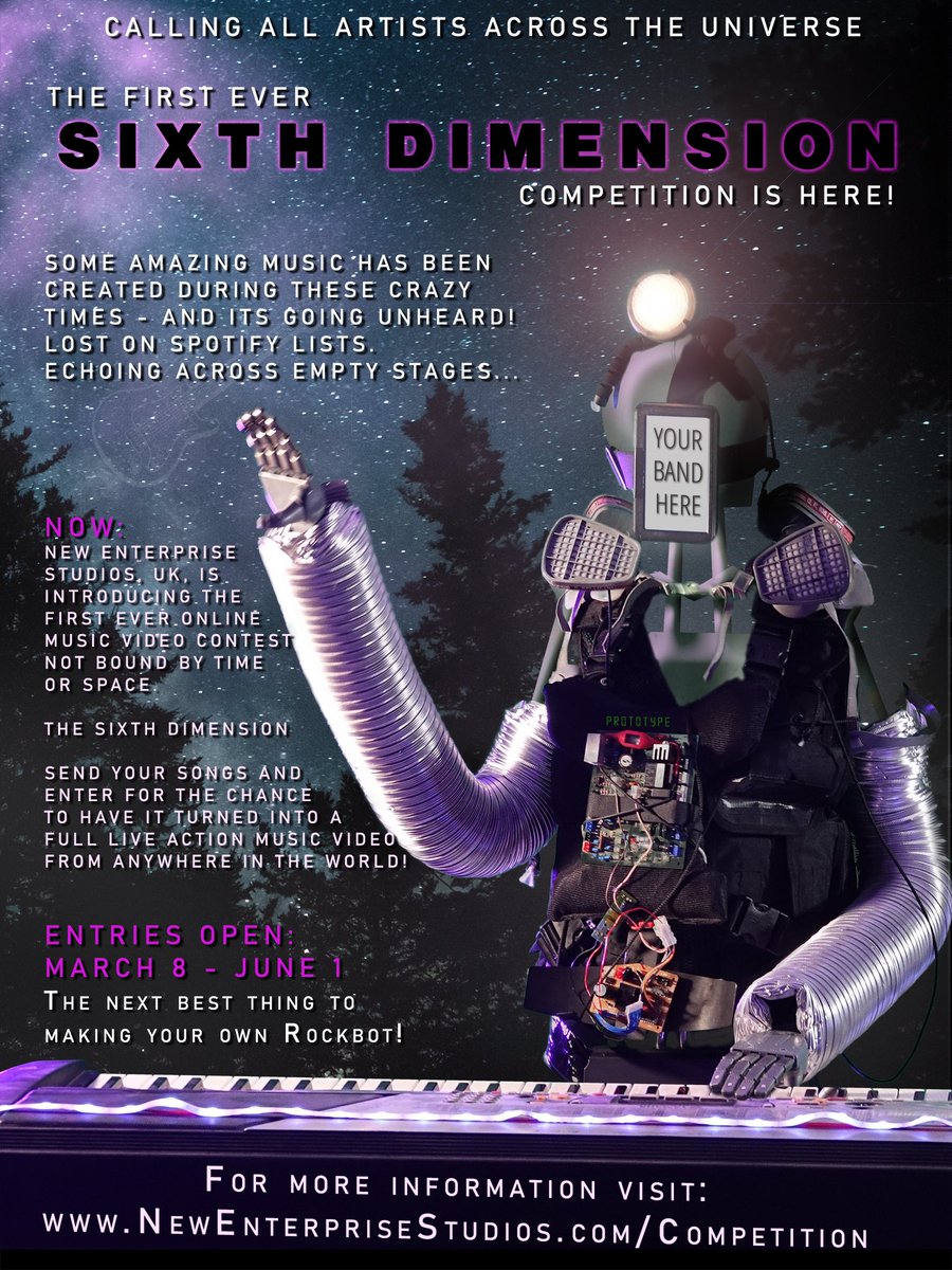 Beyond_Sessions's tweet photo. There is still time to enter the #SixthDimension music competition! Click on the link below to find out more via @FilmFreeway and enter the competition! Good luck to everyone!

Send your material for consideration. 

https://t.co/Ccwpbf1U7L https://t.co/uD60P4W2gB