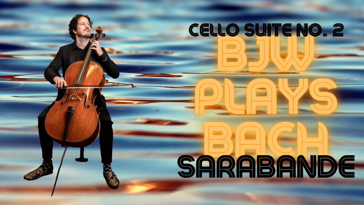 Happy Bachday! 
If my calculations are correct, the dear gentleman would have turned 336 today. To celebrate him and his marvellous music, here's another movement: nice'n slow with golden glow... Sarabande 
youtu.be/ioFilYsBMxQ  
#BJWplaysBACH #cellobrendan #JSBACH #cellosuite