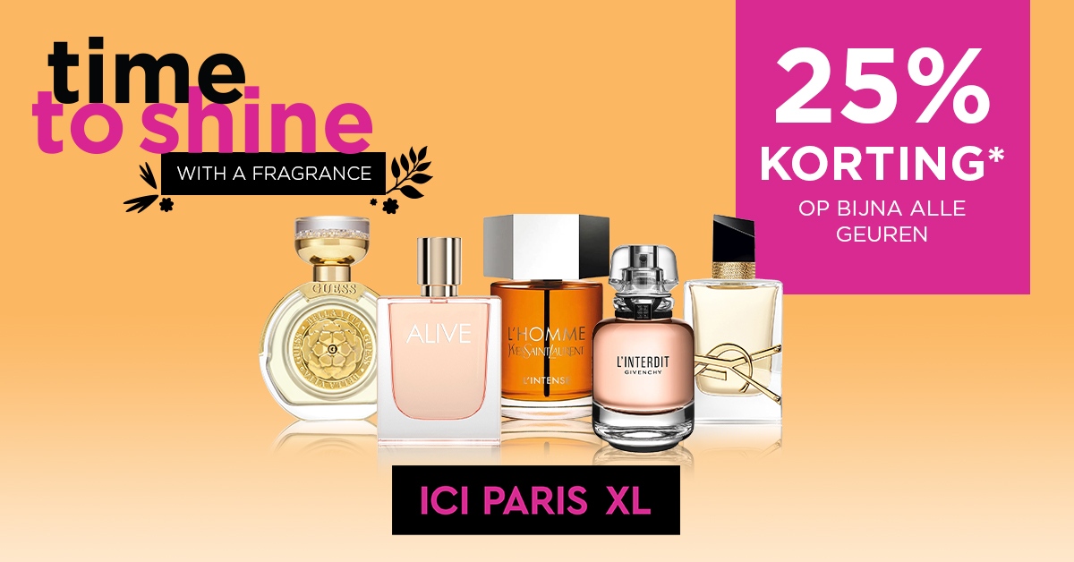 Tragisch Verzorger Kakadu ICI PARIS XL on Twitter: "HAPPY NATIONAL FRAGRANCE DAY! En dat vieren we  met 25% korting op bijna alle geuren. 🤩🛍️ https://t.co/W03cdeeECH  #perfume #scent #beauty #parfum #fragranceoftheday #happy #fragranceday  #fragrance https://t.co/9rDZiI3w12" /